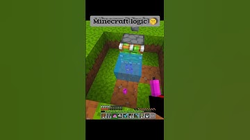 Minecraft logic 🤫#minecraft #shorts