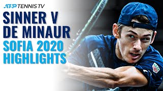 Alex de Minaur vs Jannik Sinner: Sofia 2020 Tennis Highlights