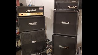 Marshall vs Randall Drop C--Full stack Comparison--In The Basement Sound