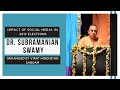 Dr. Subramanian Swamy speech at PTs Conference on "Impact on Social Media in 2019 Elections"