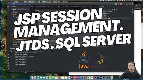 [JSP Project] Sistem Login Pelajar + Session | Sambungan Database MS SQL Server (jTDS)