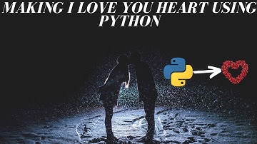 impress your crush using this code 😉 || making I love you "❤️" using python turtle #viral #trend
