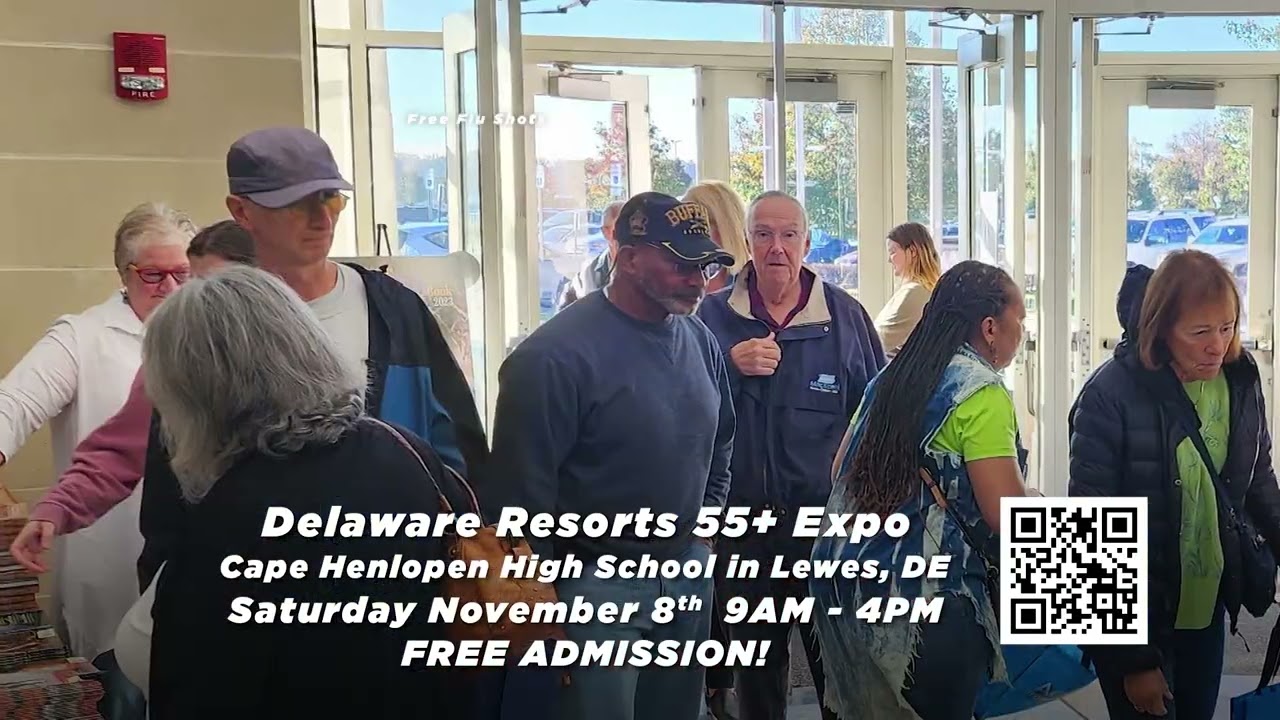 Delaware Resorts Expos 2025 55+ Expo TV Commercial