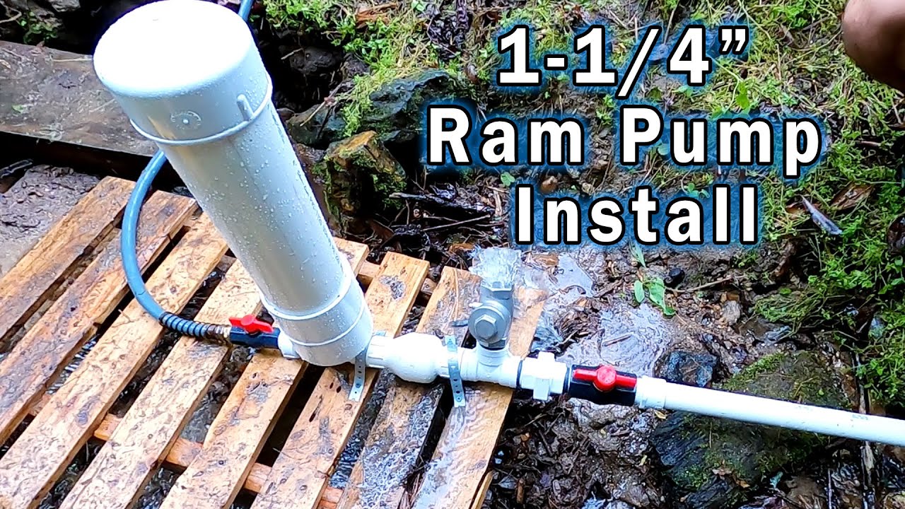 Full Ram Pump Install 1-1/4" - YouTube