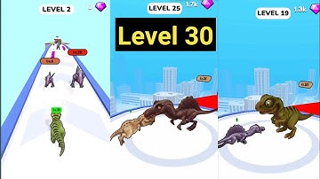 Dino Thrash 3D 2022 Monster Evolution Level All Gameplay Trailer Android,ios New Dino Thrash 3D Game