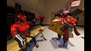 tf2 fem pyro gameplay cave man brain
