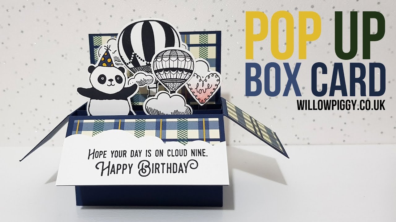 [Stampin up] Pop-up box Card