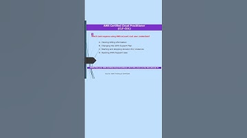 AWS Certified Cloud Practitioner Exam Dumps | Exam Practice #shorts