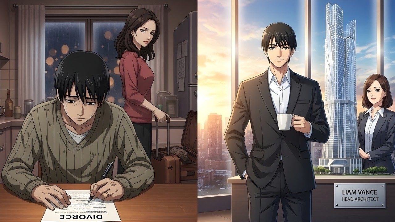 During the divorce, he thought I would be upset, but I simply made a demand he couldn't accept