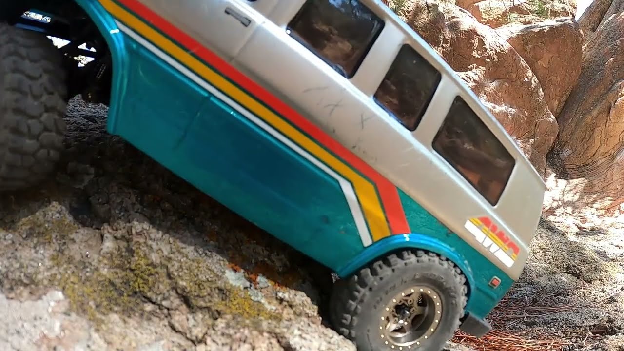 Rock Van on Colorado's Reds/Whites - 1/18th RC Hobbyplus CR18p