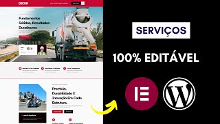 CRIAÇÃO DE SITE EMPRESA DE CONCRETO - CAMINHÃO DE CONCRETO