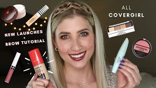 Full Face of COVERGIRL Makeup // Outlast EXTREME WEAR Foundation &amp; Lash Blast CLEAN Mascara