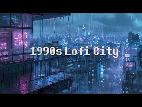 90s Midnight City Lofi 🏙 City playlist [Chill Fall Lo-fi Hip-hop & Winter Lo-fi Hip-hop]