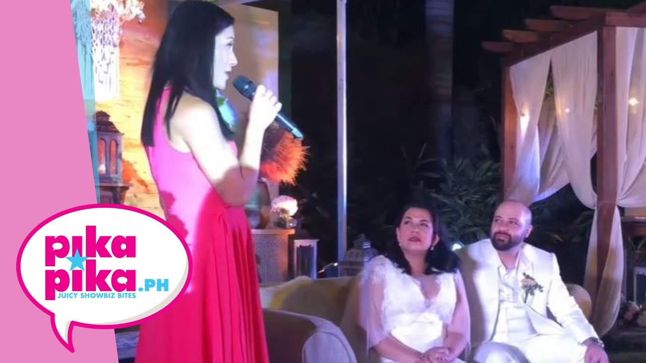 LOTLOT DE LEON WEDDING  Emotional speeches of Lotlots sister Dawn Ian Sandy  Boyet de Leon