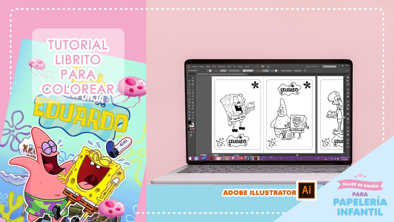 TUTORIAL LIBRO PARA COLOREAR - YouTube