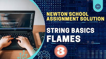 Newton school | FLAMES | string interview questions in java | Java top String questions