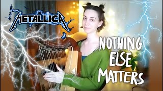 [METALLICA on CELTIC HARP] - Nothing Else Matters (harp cover by Helga Harper) 23-string harp guitar