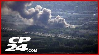 Smoke rises from blaze at scrap metal yard in Brampton