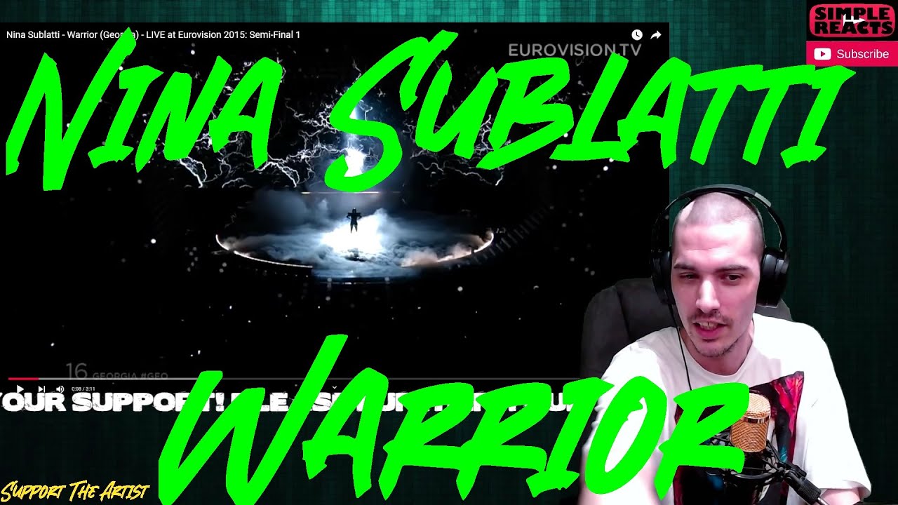 Nina Sublatti - Warrior (Georgia) - LIVE at Eurovision 2015: Semi-Final 1 | Reaction