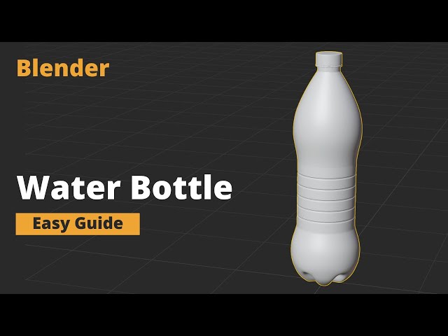 How to Model a Water Bottle in Blender - BlenderNation