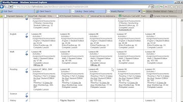 Lesson Planner Overview
