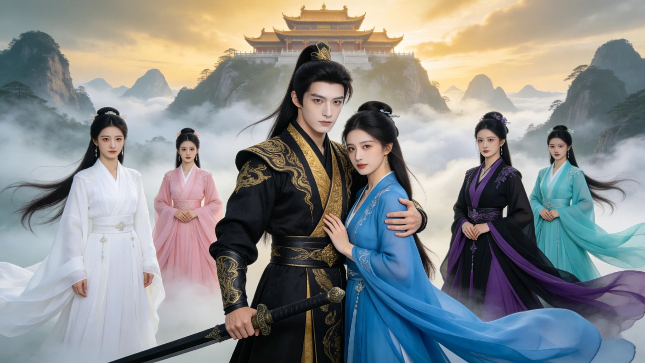 【FULL】Sword Emperor Reborn as a “Failure”,Four Empress Beauties Beg to Be His Student!#minidrama