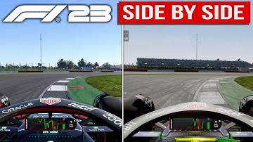 F1 23 vs F1 22 - Raw Gameplay (With Sound Comparison)