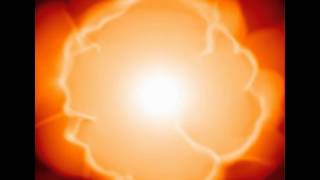 Density slice of a red supergiant like Betelgeuse