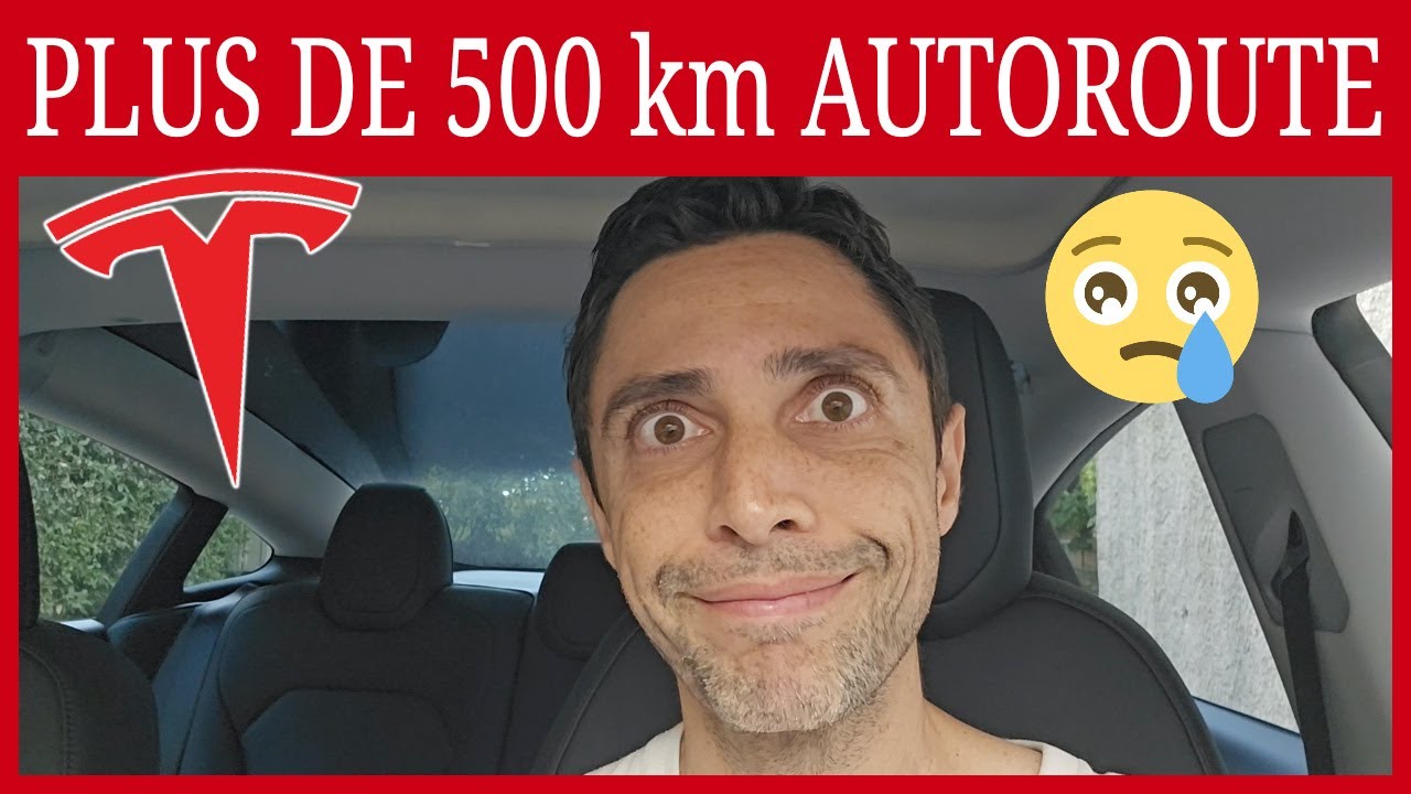 500km sur AUTOROUTE en TESLA MODEL 3 2024 - COMBIEN DE CHARGES ? Temps de parcours ?