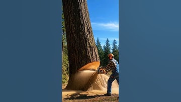 Wait…You Won’t Believe This Logger’s Chainsaw Power!🌲😲#shorts#lumberjack#wood#woodworking#saiyaara