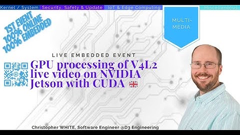 [Multimedia] GPU processing of V4L2 live video on NVIDIA Jetson with CUDA
