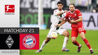 Borussia Mgladbach - Fc Bayern München 3-2 Highlights Matchday 21 Bundesliga 202223