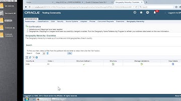 Setting up Geography Structure and Address Validation in Oracle eBusiness Suite R12