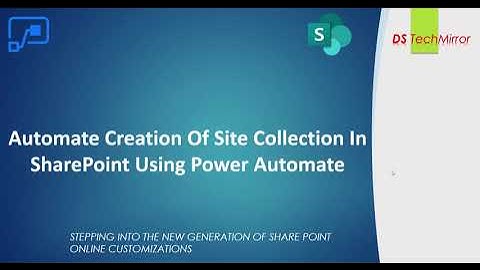 Power Automate: How to create SharePoint Site Collection