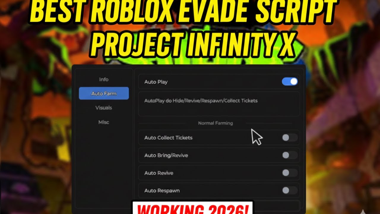 BEST Evade Script 2026! Project Infinity X (Auto Play/Auto Collect ...