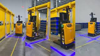One Brain 100 AGVs - Hangcha s Edge for Hithium