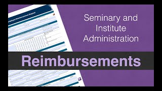 Reimbursement Training for S&I 2021