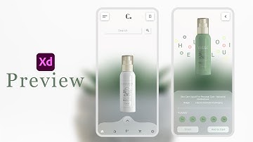 E-Commerce App Design Preview in Adobe Xd (Wireframe/mockup + Prototype )