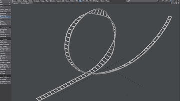 LightWave Model - Roller Coaster Loop #4  (Truss)