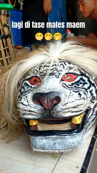 Berbenah barongan Turonggo Laras Galih 🦁