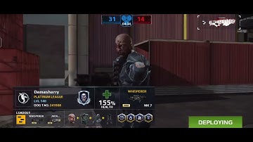 Modern combat 5 Rank Multiplayer Team Battle Match | Tier-9 Bloody Whisperer Recon Gameplay.