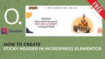 Sticky Header Elementor | Sticky Header Elementor Free | OceanWP Sticky Header