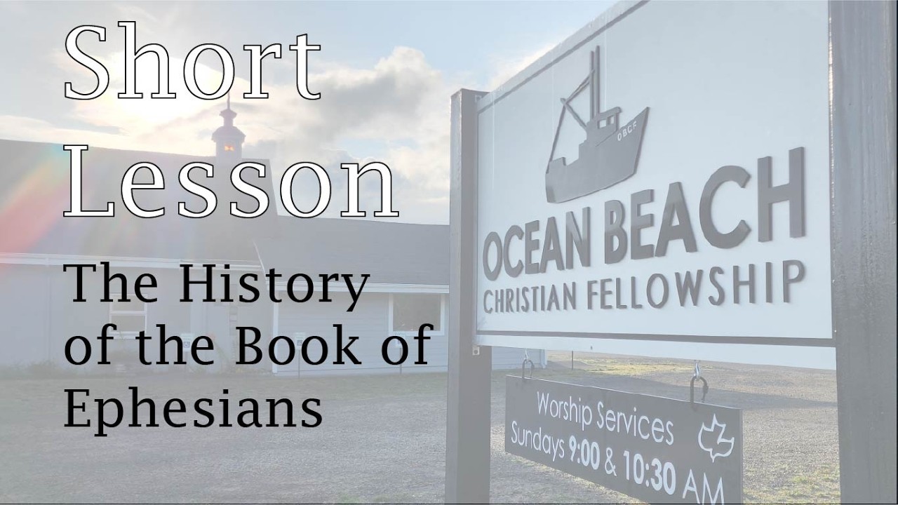The History of the Book of Ephesians