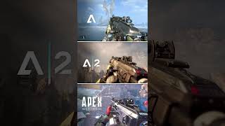 Titanfall vs Titanfall 2 vs Apex Legends - EVA Shotgun Comparison