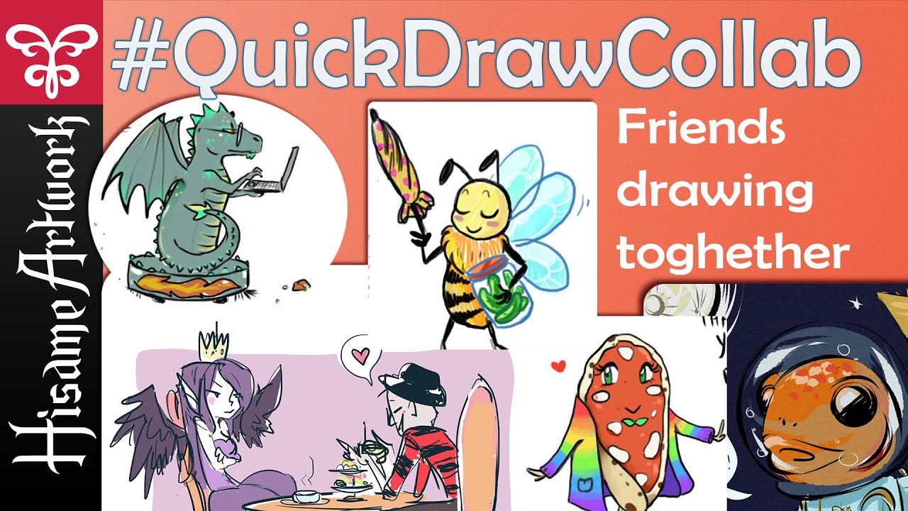 🎨The Hisame Quick Draw Collab art event EXPLAINED 🖌️🖋️✏️