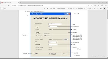 PROGRAM MENGHITUNG GAJI KARYAWAN