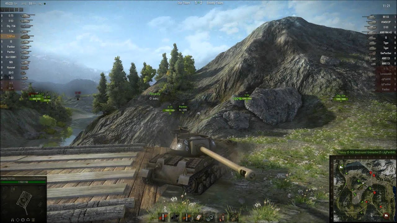 World of Tanks T28 Prototype Tier 8 Tank Destroyer Mister Slow YouTube