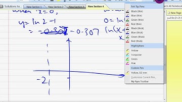 Sketching Logarithm Graphs