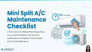Mini Split AC Maintenance Checklist: Is Your System One Missed Filter Change Away