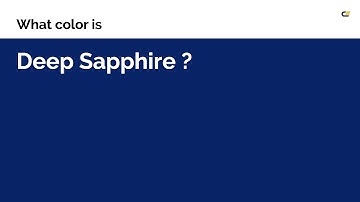 Deep Sapphire ? #082466 hex color - Blue color - Warm color 082466